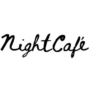 Night Cafe AI art generator logo and community platform interface