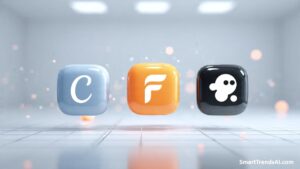 FlexClip vs InVideo AI vs Canva comparison 2026 showing all three video editor interfaces side by side